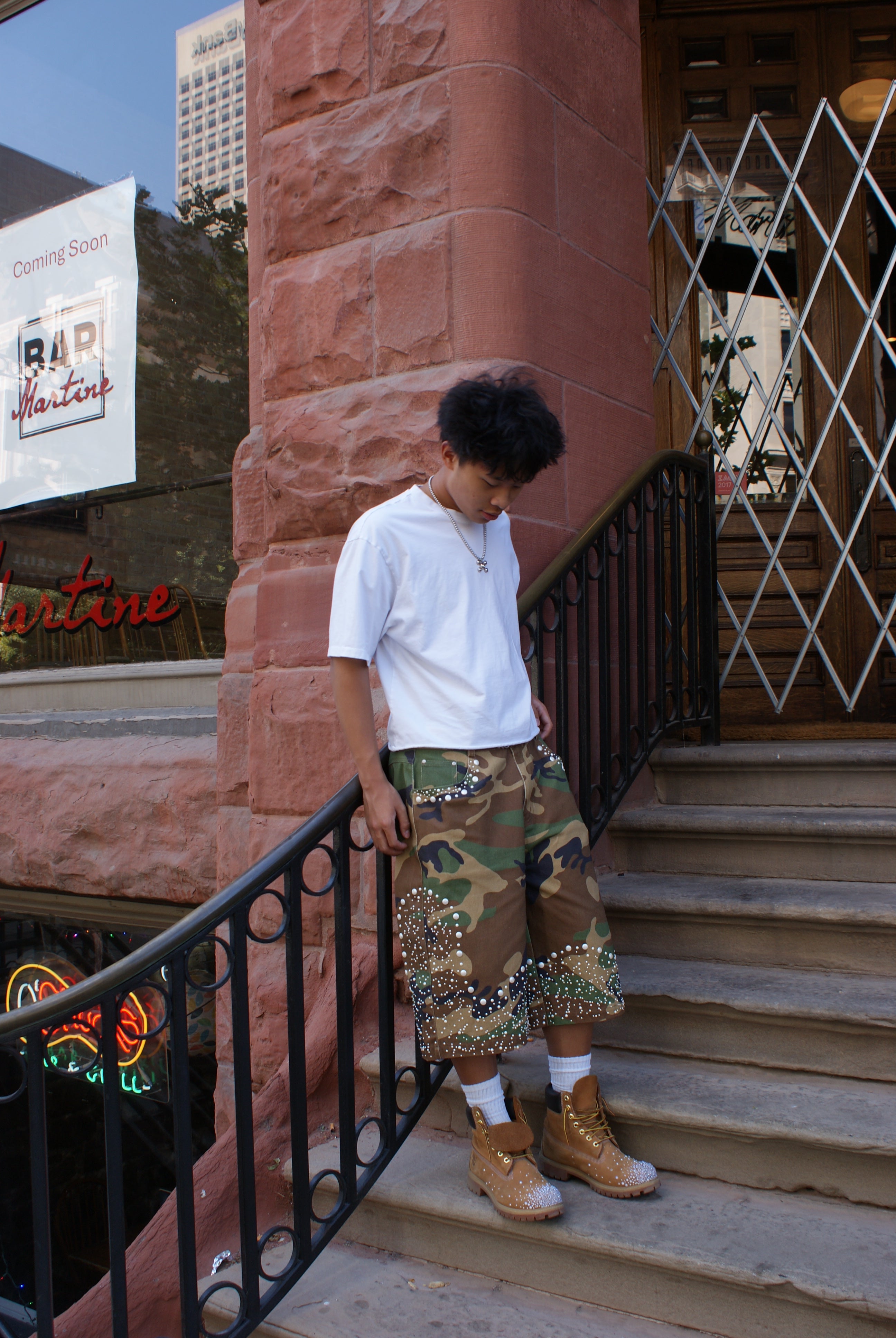 Opal Camo Jorts