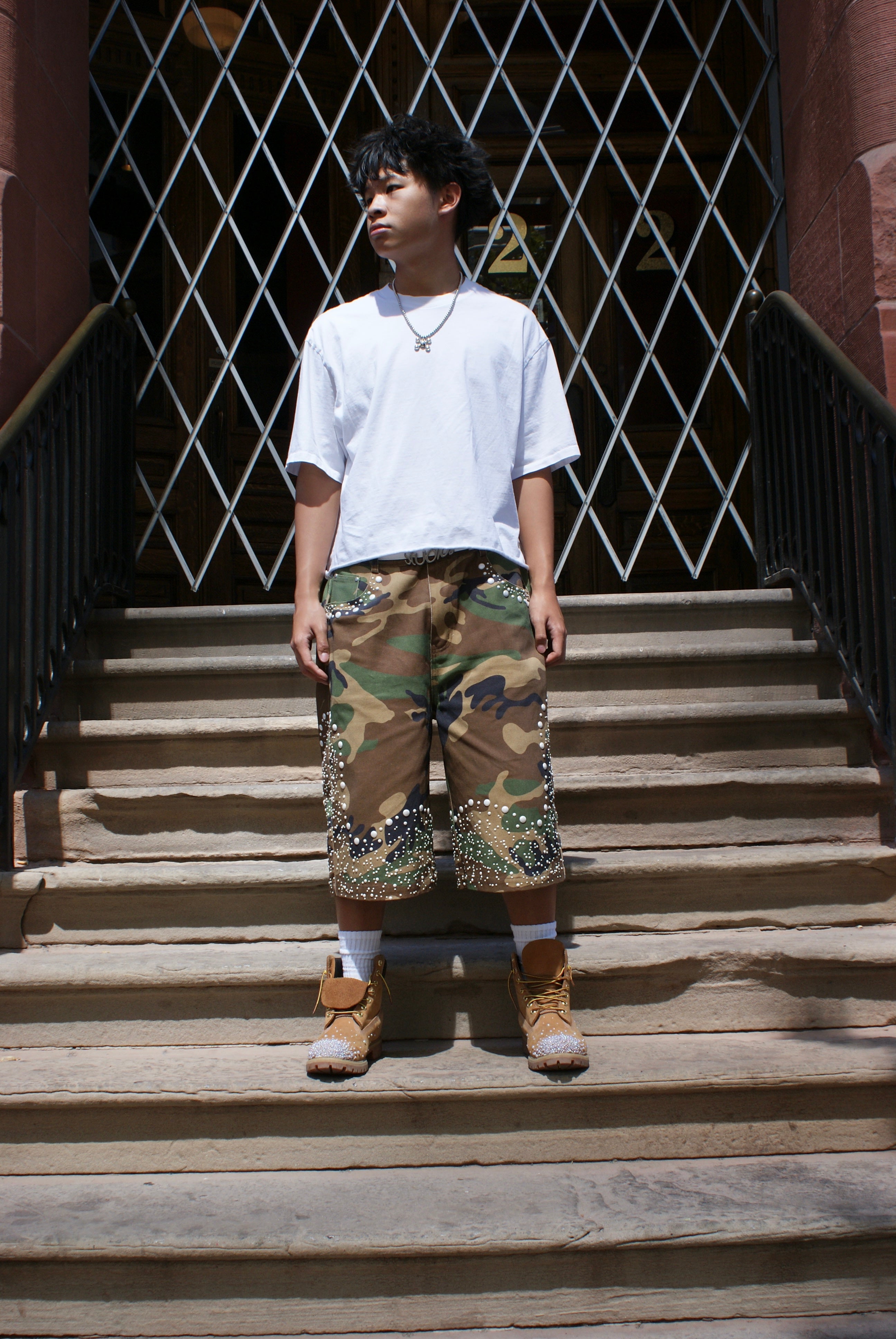 Opal Camo Jorts