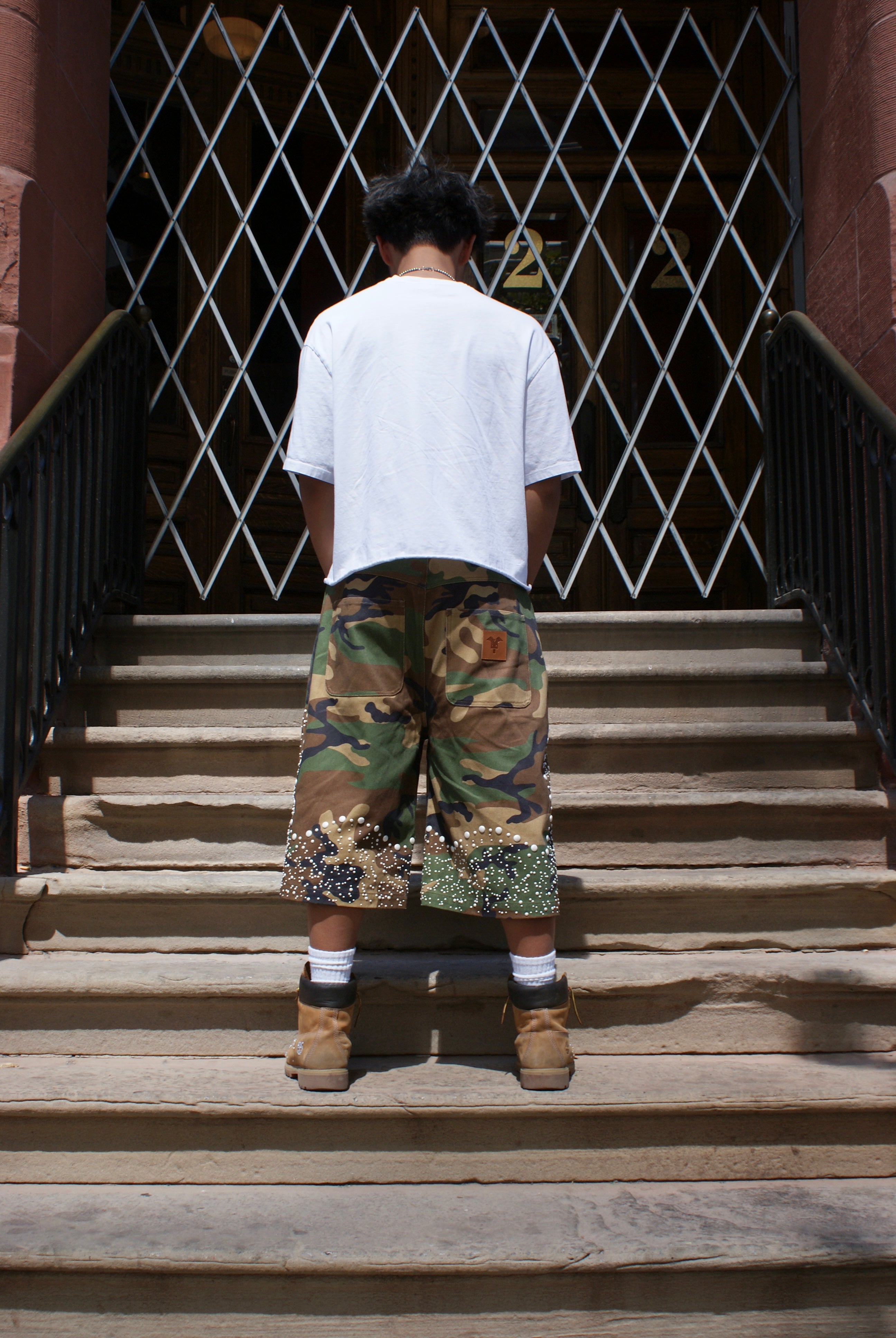 Opal Camo Jorts